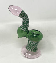 Handmade Beautiful Thick Glass 6.5" Bubbler