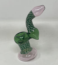 Handmade Beautiful Thick Glass 6.5" Bubbler