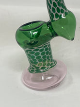 Handmade Beautiful Thick Glass 6.5" Bubbler
