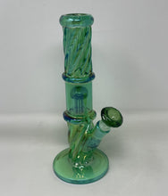 Dazzling Thick Twisted 12.5" Straight Water Pipe 8 arm tree percolator