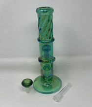 Dazzling Thick Twisted 12.5" Straight Water Pipe 8 arm tree percolator