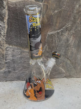 Collectible 14" Thick Heavy Glass Beaker Bong Scooby Doo Design