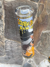 Collectible 14" Thick Heavy Glass Beaker Bong Scooby Doo Design