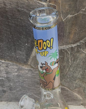 Collectible 14" Thick Heavy Glass Beaker Bong Scooby Doo Design