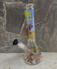 Collectible 14" Thick Heavy Glass Beaker Bong Scooby Doo Design