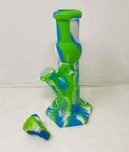 9" Thick Silicone Detachable & Unbreakable Bong includes 14mm/18mm Dual Use Bowl