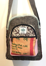 Multi Pocket Crossbody Bag Purse Made From Pure Hemp