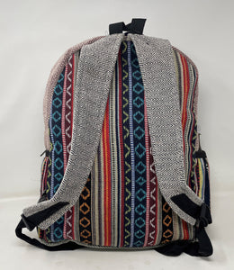 Himalayan All Natural Handmade Pure Hemp Laptop Large Backpack for Men or Women
