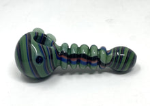 Beautiful Collectible Handmade Thick Glass 5" Hand Pipe