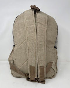 Unique 100% Himalaya Hemp Backpack Hippie Backpack w/Laptop Sleeve