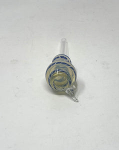Collectible Thick Fumed Bowl Slide Downstem Bowl attached