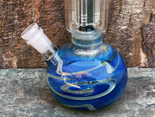 Beautiful Thick Glass Globe Base 10.5" Bong 6 Arm Tree Perc