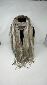 Natural Colors Stripes Lightweight Fashion Scarf