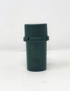 Solid Green Storage Container w/ Built-In Grinder