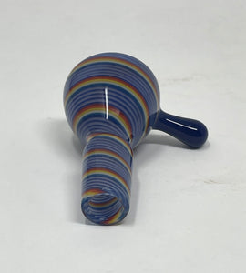 Beautiful Swirl colors 14mm Male Thick Glass Bowl