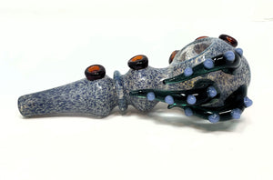 Collectible Unique Handmade Thick Glass 6" Hand pipe