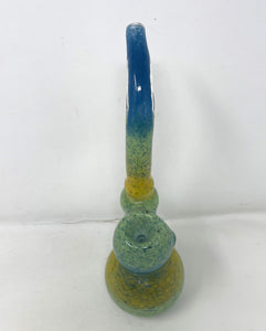 Beautiful Colored Thick glass 9.5" Bubbler