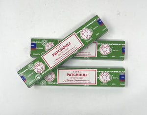 Satya Nag Champa Patchouli Hand rolled Incense 3 pack)