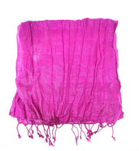 Pretty in Pink with Shimmering Stripes Thin & Lightweight Fashion Scarf