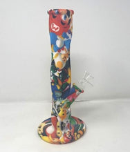 Thick Silicone Straight 10.5" Bong Mario Bro Design