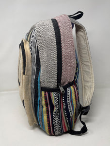Himalayan All Natural Handmade Pure Hemp Laptop Large Backpack for Men or Women