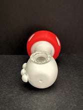 Collectible Thick Silicone Unbreakable Detachable Mushroom Hand Pipe - Red