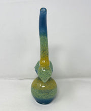 Beautiful Colored Thick glass 9.5" Bubbler