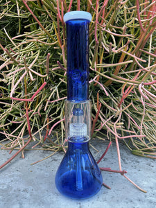 16" Thick Glass Beaker Best Bong Shower & Dome Perc 14mm Diamond Bowl