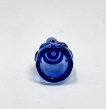 14mm Male Thick Blue Glass Skull Large Bowl