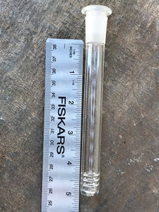5" Scientific Glass, 6 Cuts Downstem Diffuser - 14mm To 18mm