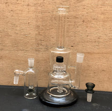 Best Thick Glass 11" Rig Shower, Inline & Dome Perc's Ash Catcher 14mm Bowl - Hangin' Out