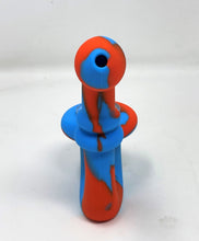 5" Silicone Sherlock Hand Pipe w/Thick Glass Bowl