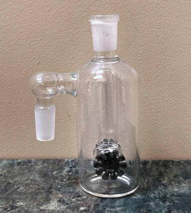 14mm Male 90 Degree Thick Glass Ash catcher with Black