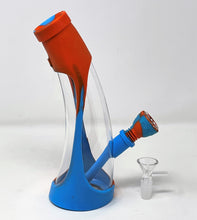 Silicone & Glass 9" Best Horn Water Bong 2 - Bowls