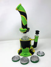 Best Silicone Detachable 13.5" Rig Glass Shower/Dome Perc Grinder 14mm Bowl