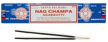 Nag Champa Original Blue Box Incense Sticks 15g (2 boxes) + Free Holder