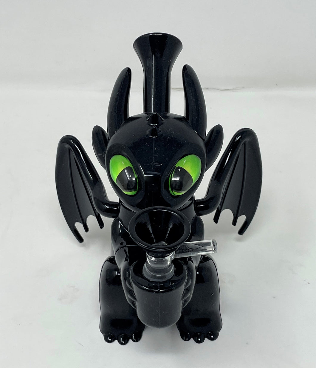 Thick Silicone Detachable Unbreakable Black Dragon Bong