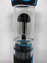 Best 15" Silicone Detachable Bong Glass 8 Arm Tree Perc Quartz Banger Dab Tool