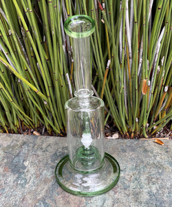 Awesome! 9.5" Thick Glass Rig Shower Perc includes 14mm Bowl