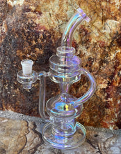 Collectible Thick Shimmering Glass Best 10" Recycler Rig Terp Slurper Banger
