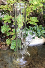 8" Straight All Clear Bong Ice Catcher, Slide in Stem with 14mm Male Attached Bowl - Get Yours!