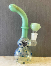 7" Thick Fumed Glass Bubbler w/Implosion