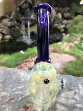 Elegant 8" Best Fumed Glass Water Rig with Implosion Fumed Glass Herb Bowl - Volo Smoke and Vape