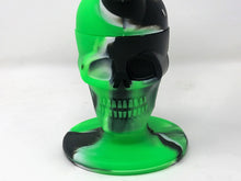 Silicone Detachable Unbreakable 8" Skull Silicone Bowl with Glass Screen Bowl