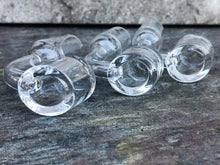 100% Quartz Bucket Super Thick 18mm Clear Male 45 Degree (3 Pack) - Volo Smoke and Vape