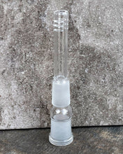2.5" Length - Thick Glass 6 cuts Downstem Diffuser 18mm/18mm