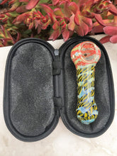 New! 3.5" Fumed Thick Glass Spoon Handmade Hand Pipe zipper padded hard case