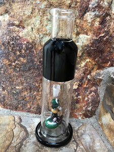 Collectible 11" Thick Glass Rig w/Super Maree=o Bros - Glass Character Inside