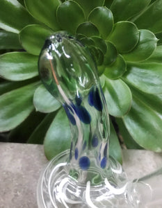 5" Mini Thick Glass Bong/Pipe 14mm Male Herb Bowl - C'est la Vie!