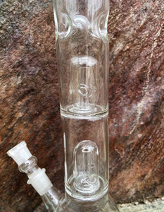 Best 12" Beaker Thick Glass Bong Double Dome Perc